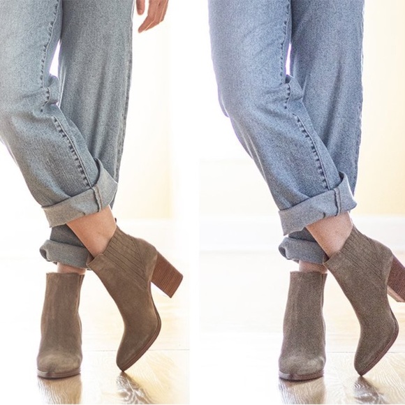 Marc Fisher Oshay Suede Leather Pointed Toe Bootie Size 7 - Picture 2 of 9